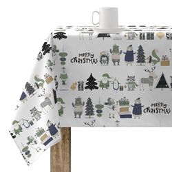 BELUM | Nappe de Noël | Nappe anti-taches Table rectangulaire résinée | Nappe en résine (Tacte plastifié) | Nappe de table | Table ménage (200 x 140 cm)