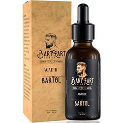 BartZart beard oil Agadir with musk I 30ml beard oil with argan oil for healthy beard growth I beard care direct from the barber I beard oil for men I Beard Oil