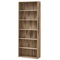 VASAGLE Bibliothèque, Étagère à Livres à 6 Niveaux, Meuble de Rangement, Étagère d’Exposition avec Compartiments Ouverts, Étagères de Rangement Réglables, pour Salon, Bureau, Marron Camel LBC166T50