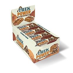 JC's TREK Protein Power Bar Peanut Butter Crunch - Plant Based - Gluten Free - Vegan Snack - 55g X 16 Bars