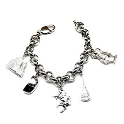 Virano Gioielli, Bracciale Torino in argento con charms