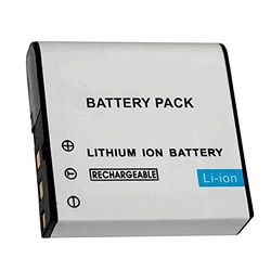 Amsahr Grade A de células de bateria (1350 mAh, 3,7 V) para Casio Exilim cinzento