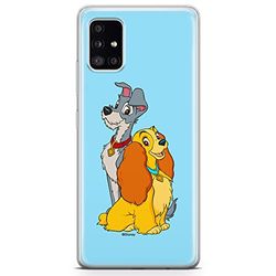 ERT GROUP mobiltelefonfodral för Samsung A51 5G originalt och officiellt licensierat Disney mönster Lady and the Tramp 003 anpassad till formen på mobiltelefonen, fodral tillverkad av TPU-plast