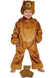 Ciao - Orsetto Io e Il Mio Cucciolo Costume Baby con Peluche con Voce, 3-4 Anni