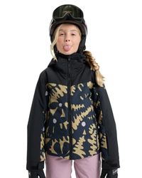 Roxy Giacca da neve Free Jet Block Girl Giacca Bambina Beige 8