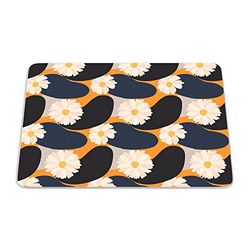 Bonamaison, Rectangular Digital Printed Mouse Mat Non-Slip Bottom for Office and Home Size: 22 x 18 cm