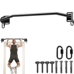 Kipika Heavy Duty wandgemonteerde deuropening pull up bar, multifunctionele kin-up bar, draagbare fitness deurbar, body workout home gym systeem