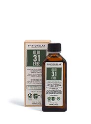PhytorelaxLaboratories Olio 31 Erbe Vegan & Organic - Miscela Di Oli Essenziali Ed Estratti Da Erbe E Piante - 100 ml