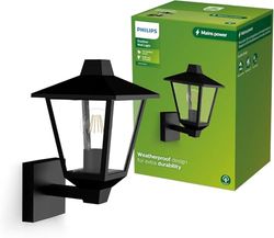 Philips Kinno Applique d’Extérieur, Max 25 W, Culot E27, Noir