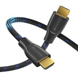 sonero PHC011-010 Cabo HDMI, 4K UltraHD, 3D FULL HD, 18 Gbps, prateado, 1,0 m