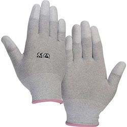 TRU Components 1571146 EPAHA-RL-M ESD-handschoen met coating op de vingertoppen kledingmaat: M Pol