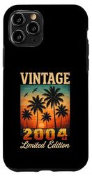 Vintage 2004 Limited Edition Sunset Palm Trees 21th Birthday Case for iPhone 11 Pro