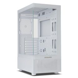 NOX XTREME PRODUCTS Hummer Vision White - Semitower ATX, M-ATX, Tempered Glass Side and Front Panel, Space for 5 Fans, Compatible with Graphics Cards up to 300 mm, USB 3.0, White