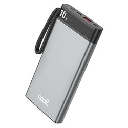 Batteri Externa Universal Power Bank 10.000 mAh Cool (3A / 20W PD) Silver