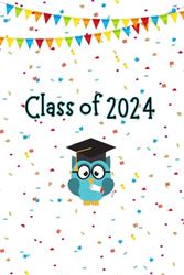 2024 NOTEBOOK: BLANK NOTEBOOK | LINED, NUMBERED PAGES | 70 PAGES | 6" X 9" | GRADUATION GIFT | CLASS OF 2024