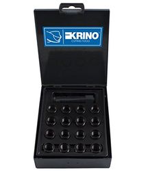 Krino 10631130 Juego Completo Reparación rosca danneggiata M 16 x 1.25 para velas, acero