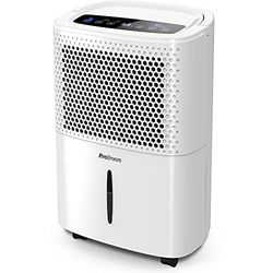 Pro Breeze 12L/dag Luchtontvochtiger – 1.8L Tank Verwijderd Schimmel, Damp en Vocht - Dehumidifier voor Thuis, Garage en Kelder