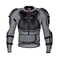 Fox Racing - Veste Titan Sport – Veste de Protection Motocross VTT – Protection complète, ventilée, Protection Dorsale Amovible, Motocross, Gris Nuage, L