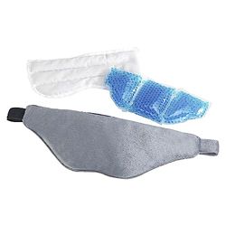 3-in-1 multifunctioneel oogmasker, met koel- en warmtefunctie en klittenbandsluiting