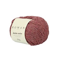 Rowan 9802219-00214 - Hilo para tejer a mano, 95% algodón, 5% oterfibres, Lipstick, talla única, 50 gramos