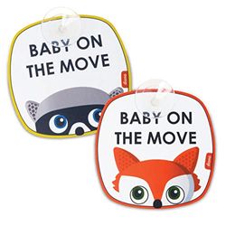 Diono Baby on The Move 2-pack baby ombord bilfönster klistermärken med sugkoppar
