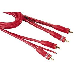 Hama LED RCA-kabel 2 stekkers - 2 stekkers, 1,2 m, rood, met afstandsbediening