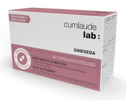 Cumlaude Gineseda - Complemento Alimenticio para Aliviar los Síntomas de la Menopausia - Isoflavonas de Soja, Extracto de Lúpulo y Salvia, Vitaminas E, B6 y D3 - 30 Cápsulas