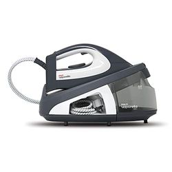 Polti Vaporella Simply VS10.12, steam generator iron with detachable 1.5 L water tank, max pump 6.5 bar, Eco function, Grey/white