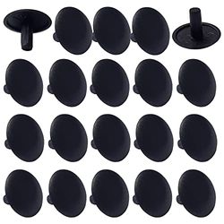 cyclingcolors 20x tappo coprivite cappuccio nero 2,2x12x5mm plastica viti copertura coperchi tappi croce PZ