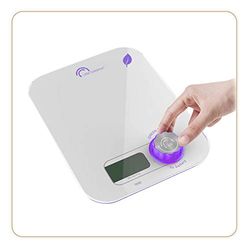 LITTLE BALANCE 8347 Kinetic Flower pruim, keukenweegschaal zonder batterij, milieuvriendelijk door Little Balance knop, 5 kg/1 g