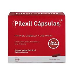 PILEXIL CAPSULAS - Pilexil 150 Cápsulas Anticaida del Cabello, Vitaminas y Nutrientes para el Cabello, Máxima Eficacia, Biotina, Zinc, Sin Gluten, Administración Oral