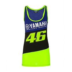 Valentino Rossi Tank Top Yamaha Vr46 XL,Royal Blue,Woman