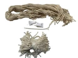 Rülke Holzspielzeug Replacement Set Mane/Tail | 50232 | Colour: Natural | 100% Virgin Sheep Wool