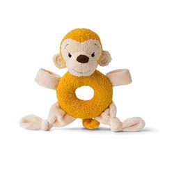 WWF Plüsch Greifring Mago, das Äffchen [Gelb] (15 cm), Super weiches, liebevoll gestaltetes Plüschtier zum Knuddeln und Liebhaben