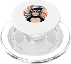 Remolino Retro Mono Gafas de Sol Monos PopSockets PopGrip para MagSafe
