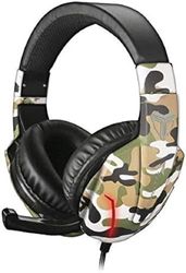 Gaming-hoofdtelefoon Techmade TM-FL1 camouflage groen