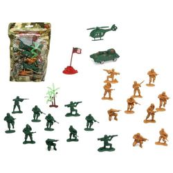 BigBuy Fun Playset Military Multicolor