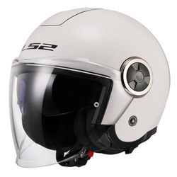 LS2, Casco Moto Jet CLASSY SOLID Gloss White, S