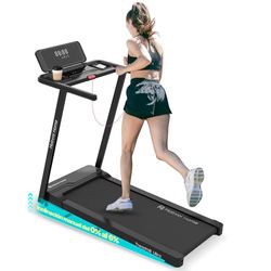 Mobvoi Cinta de Correr Ultra para el hogar 3 en 1 con Plataforma para Caminar con inclinación del 6% para la Oficina en casa, 2,5 HP Soporte para Cinta de Correr para Caminar 12 km/h, 120 kg