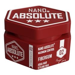 Nano Absolute Aqua Hair Wax, cera per capelli, 140 ml, cera per capelli da uomo, barbershop (140 ml, fibra 02)