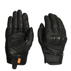 Furygan LR Jet Vented D3O - Tactile - Paume 100% Cuir DE Chevre - Gants DE Moto LEGERS Homme - Protection METACARPES D3O - Aventure Touring Urbain
