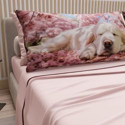 PETTI Artigiani Italiani - Parure de lit pour Animaux avec Chiens en Coton avec taies d'oreiller en Impression numérique, 100% fabriqué en Italie