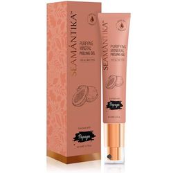 SEAMANTIKA - Exfoliating Body Scrub with Salt and Sesame Oil - Moisturizing and Nourishing - Suitable for All Skin Types - Free from Parabens, Sulfates, Silicones, Mineral Oils - 200 ml