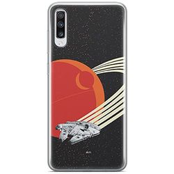 ERT GROUP mobiltelefonfodral för Samsung A70 originalt och officiellt licensierat Star Wars mönster 042 optimalt anpassad till formen på mobiltelefonen, fodral tillverkad av TPU-plast