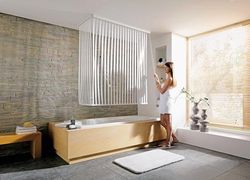 Kleine Wolke 3319100745 Cortina de duche de canto, 138 x 62 x 240 cm, branco