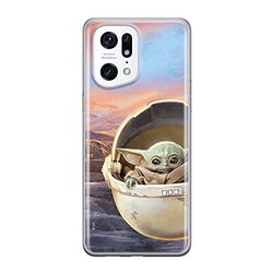 ERT GROUP mobiel telefoonhoesje voor Oppo FIND X5 PRO origineel en officieel erkend Star Wars patroon Baby Yoda 005 optimaal aangepast aan de vorm van de mobiele telefoon, hoesje is gemaakt van TPU