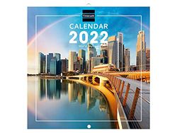 Finocam - Calendario 2022, 18X18 - 180x180 mm Imágenes de Pared Internacional Skylines Internacional