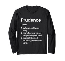 Prudence Definizione del nome Dizionario divertente Maglia a Manica