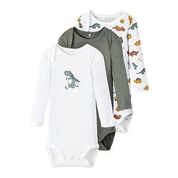 NAME IT Pojkar NBMBODY 3P LS Laurel Wreath Dino NOOS pyjamas, 62