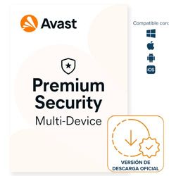 Avast Premium Security 2024 - Protección antivirus - Software para descargar | 10 Dispositivo | 1 Año | PC/Mac | Código de activación enviado por email